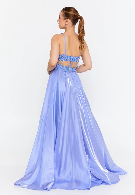 Sleeveless Maxi Polyester A - Line Regular Prom Dress Unit Price: €85