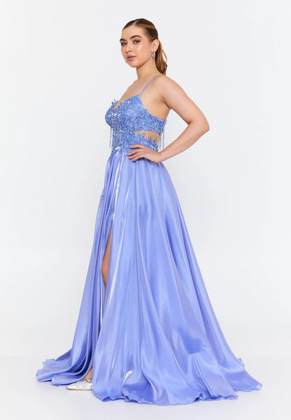 Sleeveless Maxi Polyester A - Line Regular Prom Dress Unit Price: €85