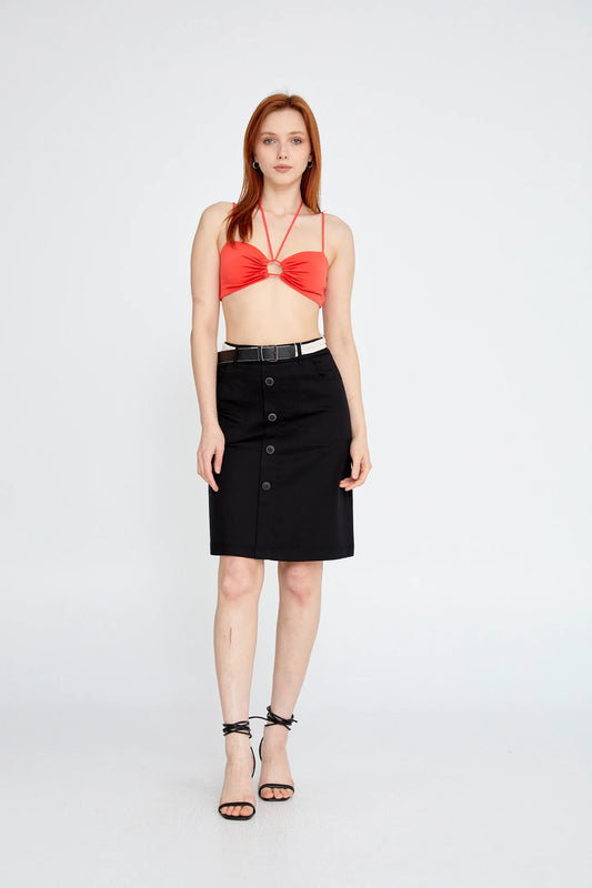 Midi Solid Color Regular Skirt Unit Price: €13