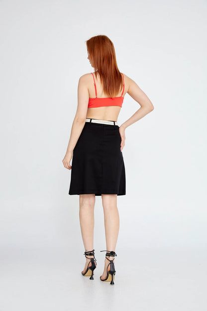 Midi Solid Color Regular Skirt Unit Price: €13