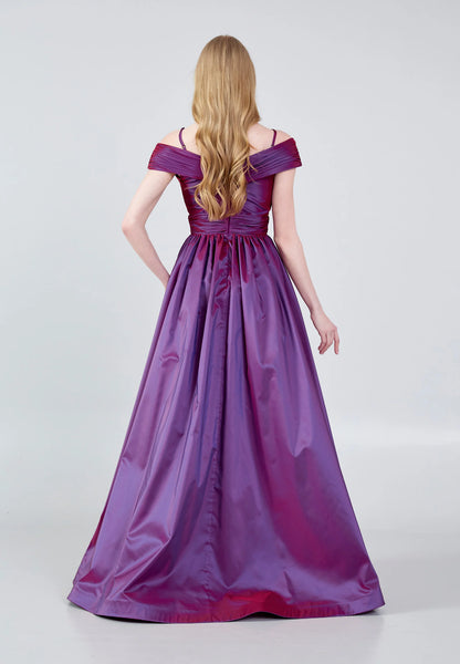 Off Shoulder Maxi Nylon Column Regular Wedding Guest Dress Unit Price: €62