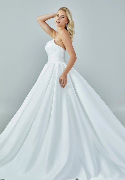 Strapless Maxi Satin Regular Wedding Dress Unit Price: €480