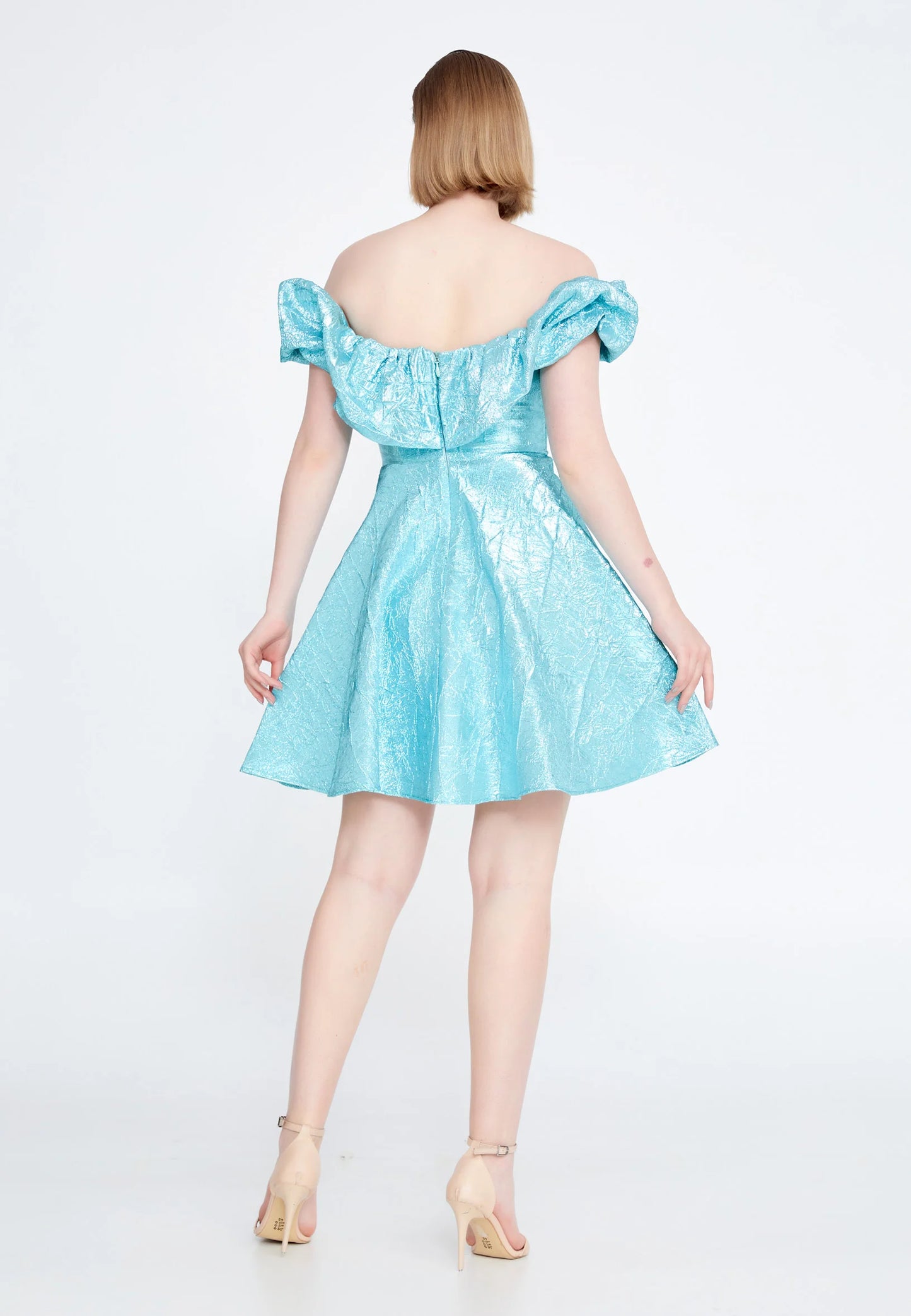 Off Shoulder Mini Polyester A - Line Regular Prom Dress Unit Price: €25