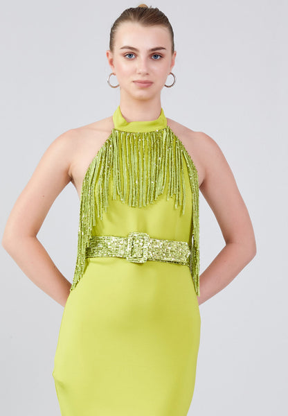 Sleeveless Mini Crepe Column Regular Evening Dress Unit Price: €17