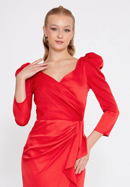 Long Sleeve Mini Viscose Column Regular Evening Dress Unit Price: €28