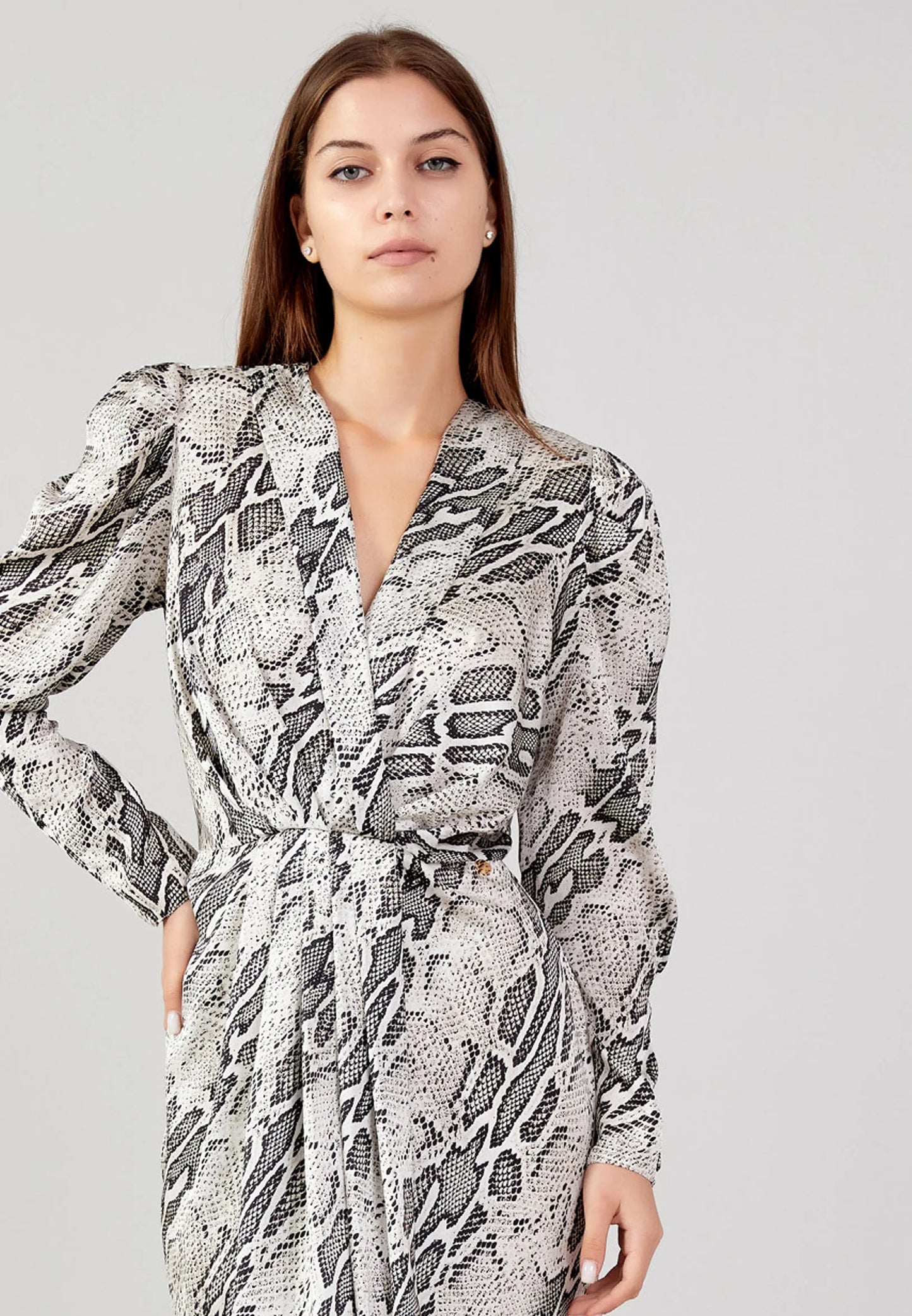 Long Sleeve Mini Satin Column Regular Casual Dress Unit Price: €19