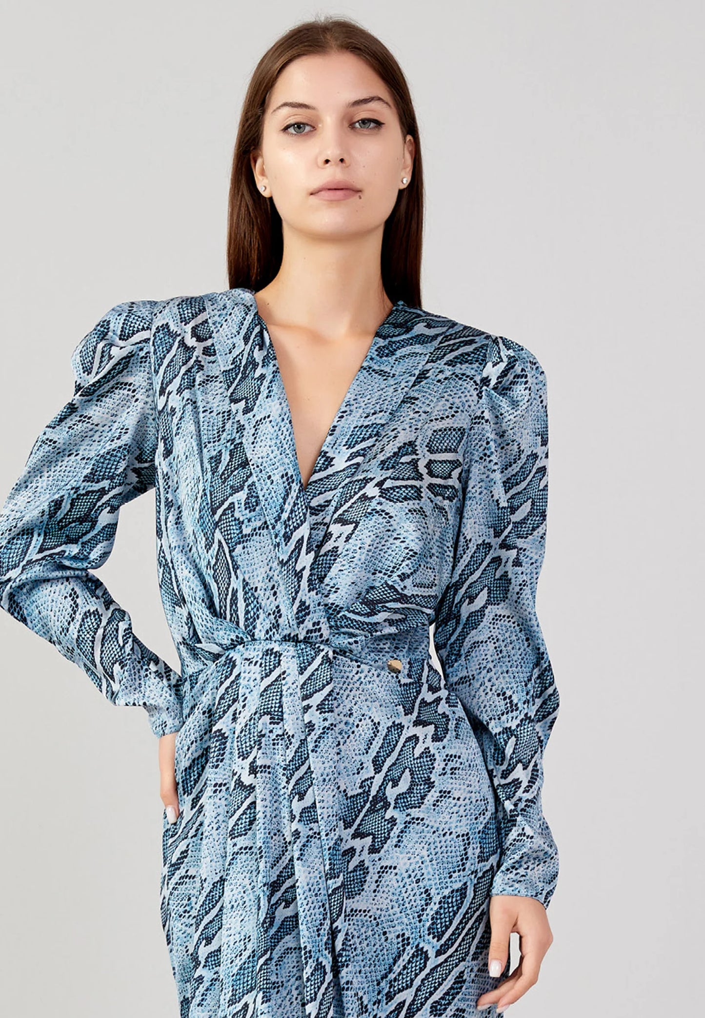 Long Sleeve Mini Satin Column Regular Casual Dress Unit Price: €19