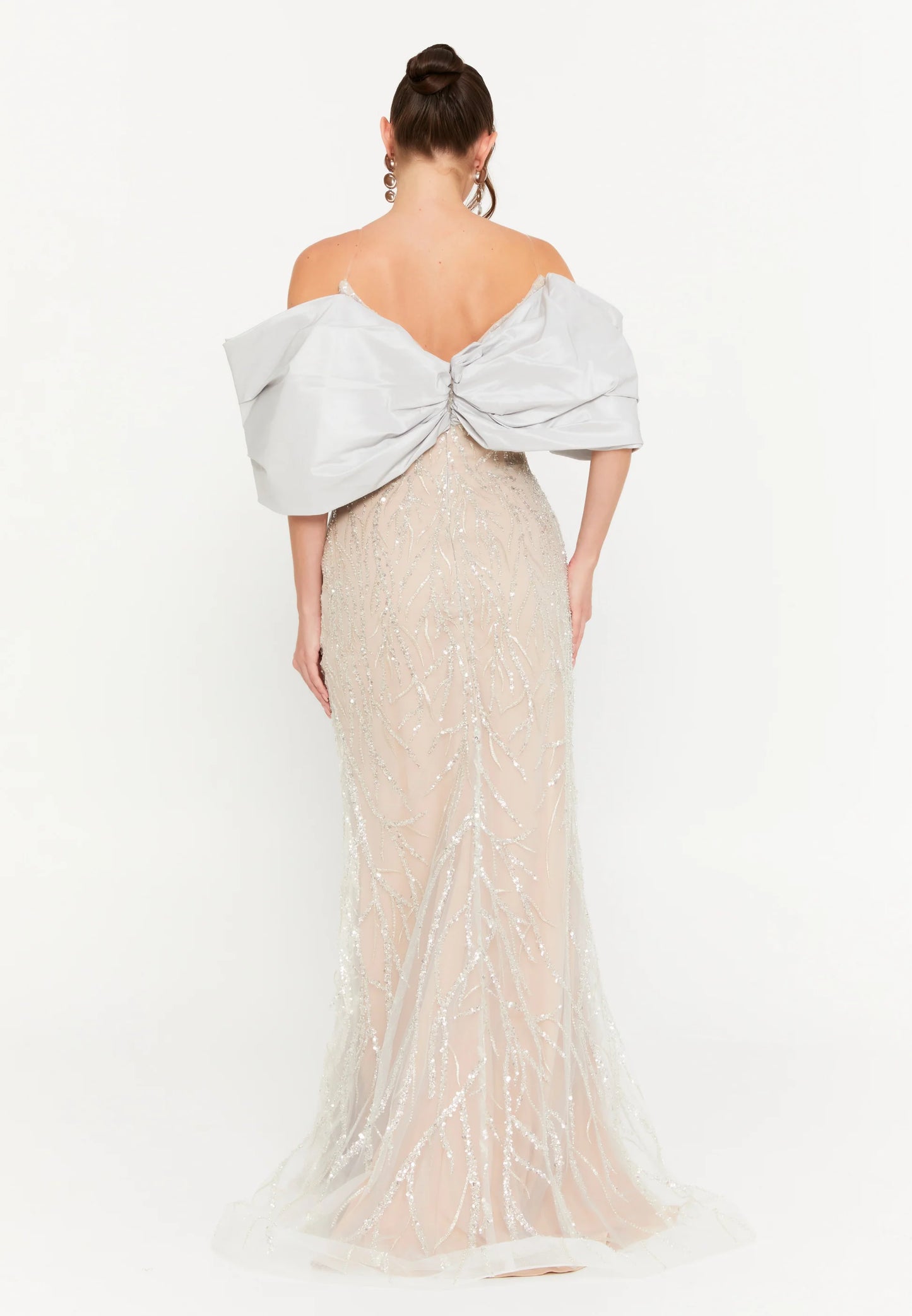 Off Shoulder Maxi Tulle Mermaid Regular Wedding Guest Dress Unit Price: €72