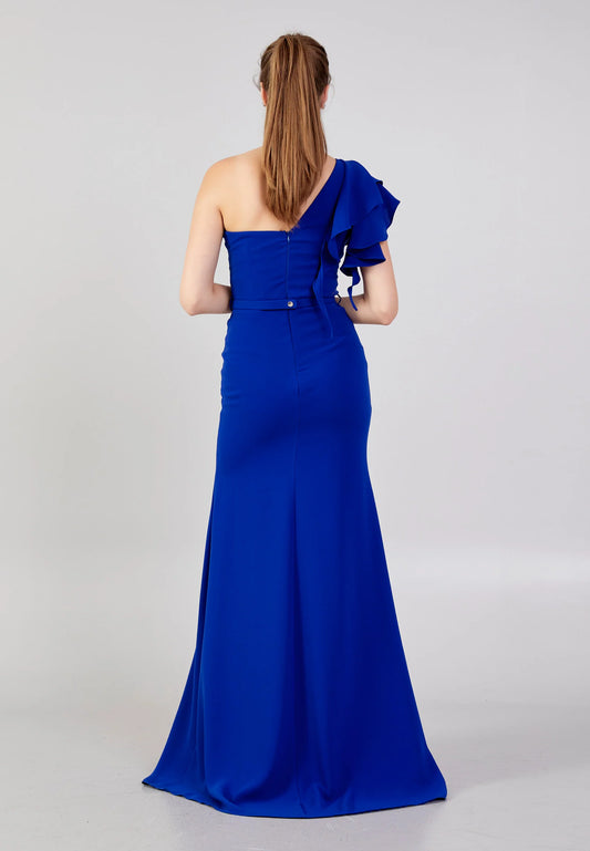 One Shoulder Maxi Crepe Column Regular Wedding Guest Dress Unit Price: €48