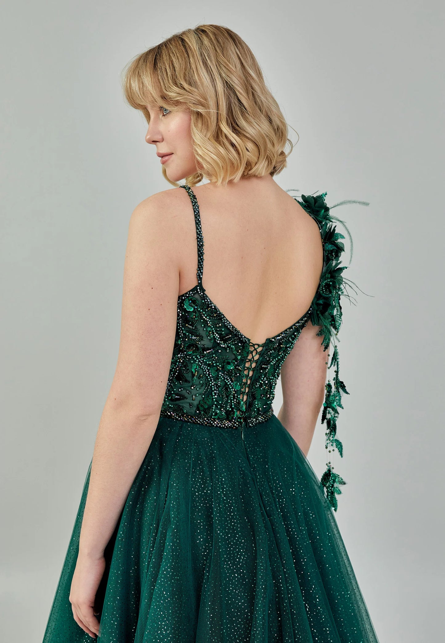 Sleeveless Maxi Tulle Regular Engagement Dress Unit Price: €210