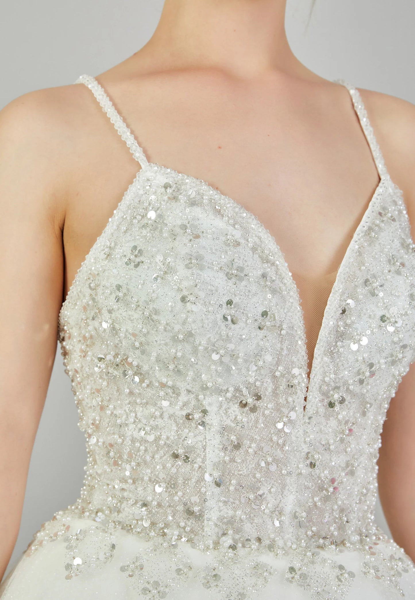 Sleeveless Maxi Tulle Regular Wedding Dress Unit Price: €230