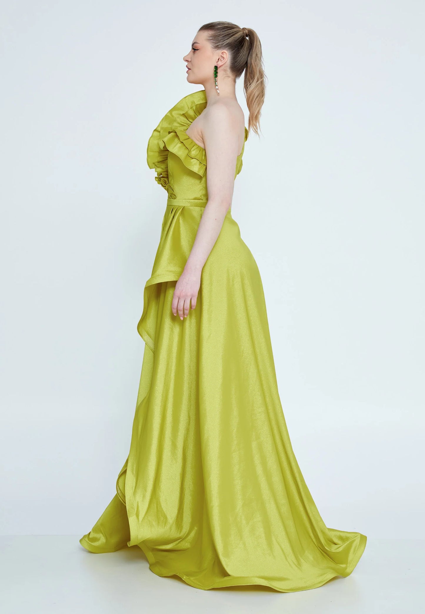 One Shoulder Maxi Polyester A - Line Regular Wedding Guest Dress Unit Price: €38