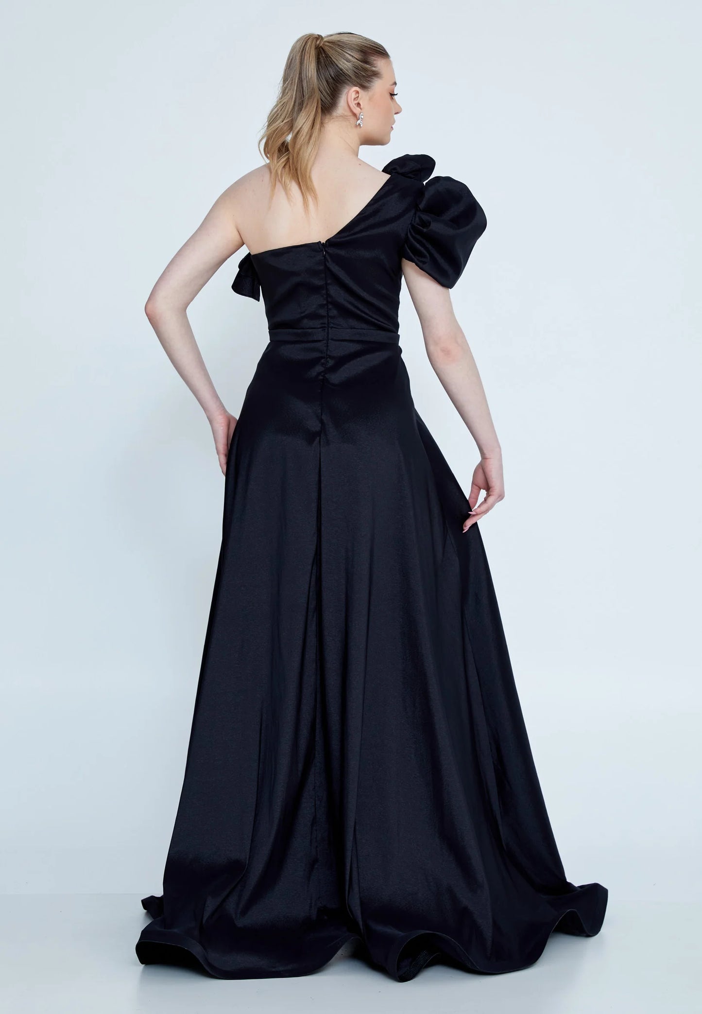 One Shoulder Maxi Polyester A - Line Regular Wedding Guest Dress Unit Price: €38