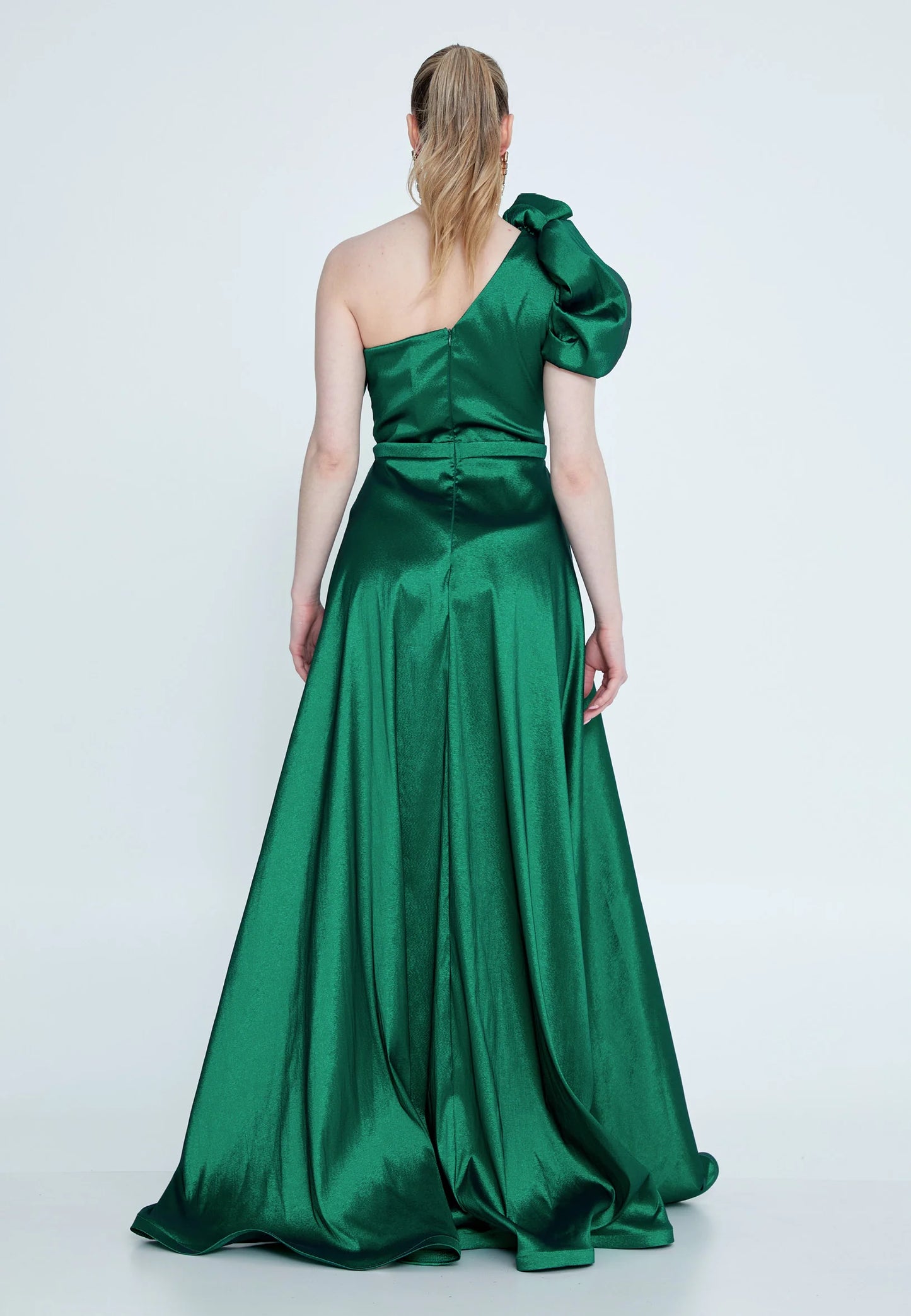 One Shoulder Maxi Polyester A - Line Regular Wedding Guest Dress Unit Price: €38