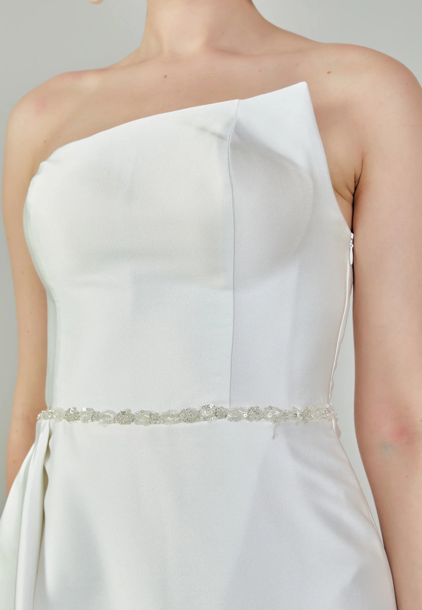 Strapless Maxi Satin Regular Wedding Dress Unit Price: €220