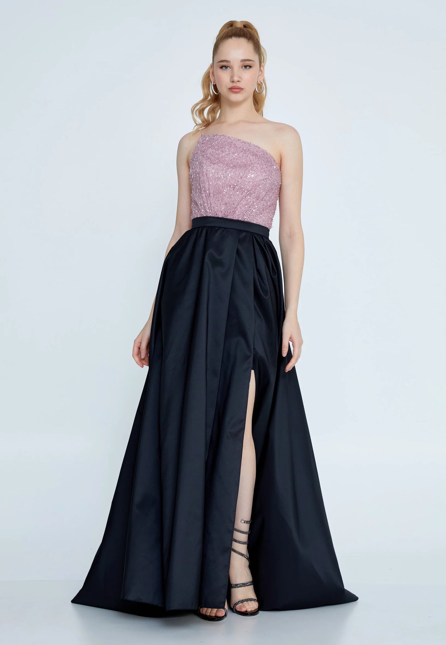 Strapless Maxi Polyester Column Regular Wedding Guest Dress Unit Price: €60