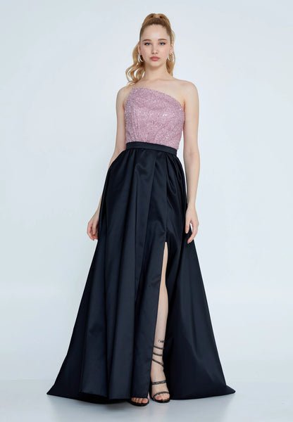 Strapless Maxi Polyester Column Regular Wedding Guest Dress Unit Price: €60