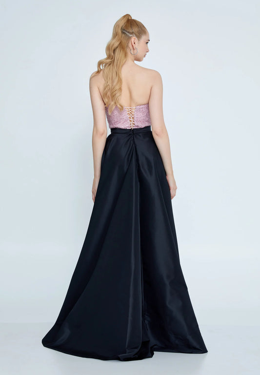 Strapless Maxi Polyester Column Regular Wedding Guest Dress Unit Price: €60