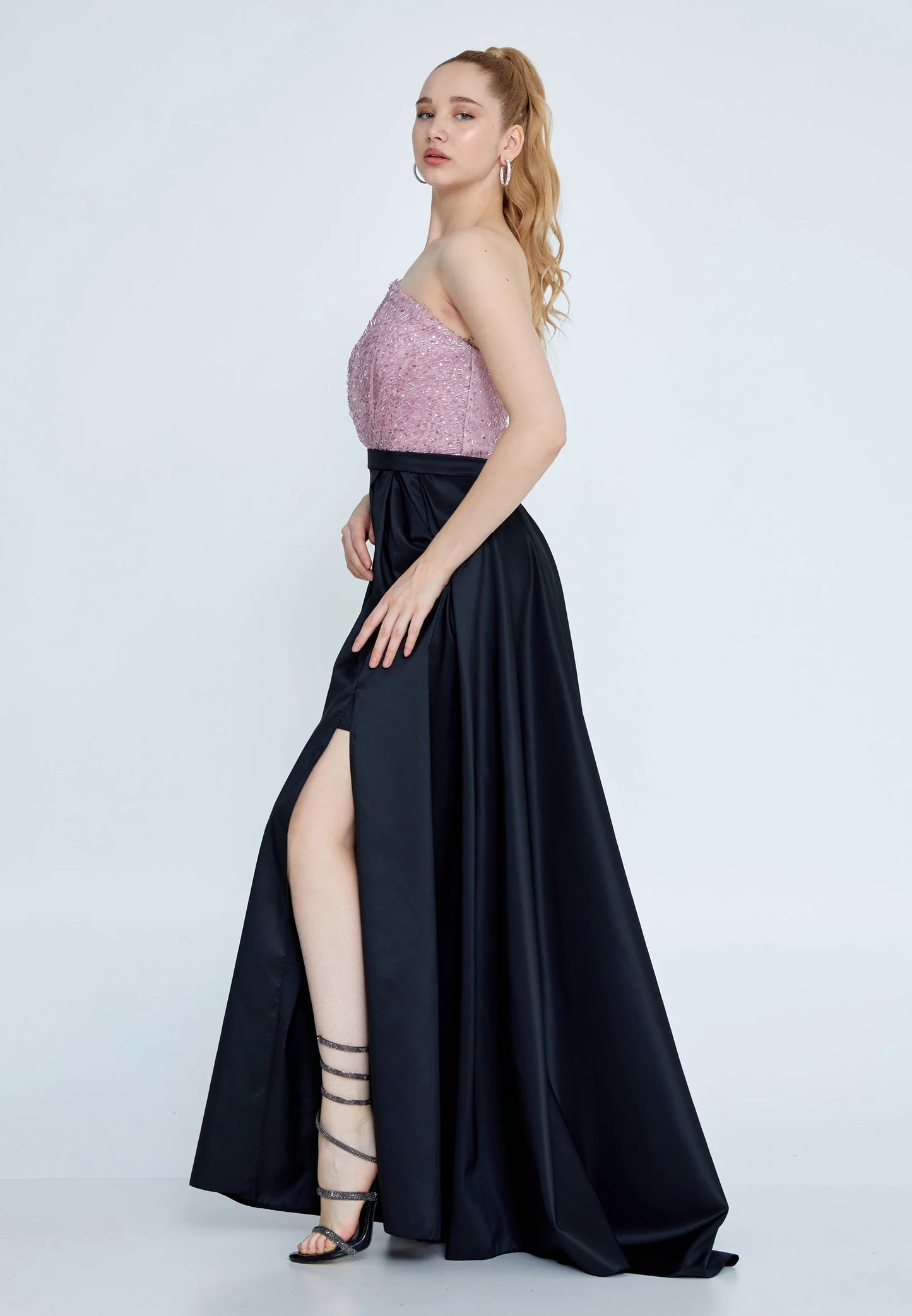 Strapless Maxi Polyester Column Regular Wedding Guest Dress Unit Price: €60