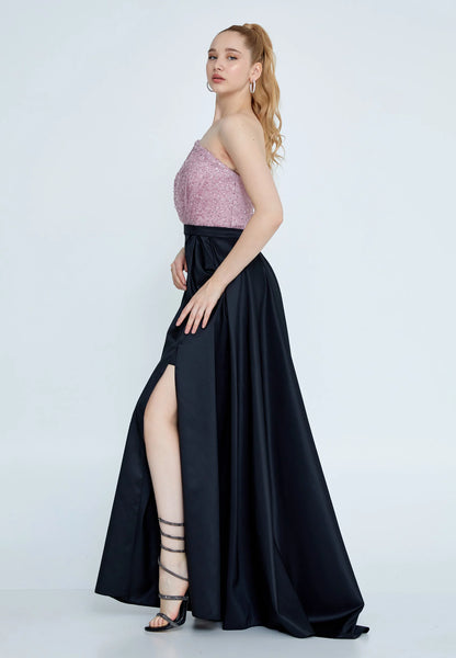 Strapless Maxi Polyester Column Regular Wedding Guest Dress Unit Price: €60