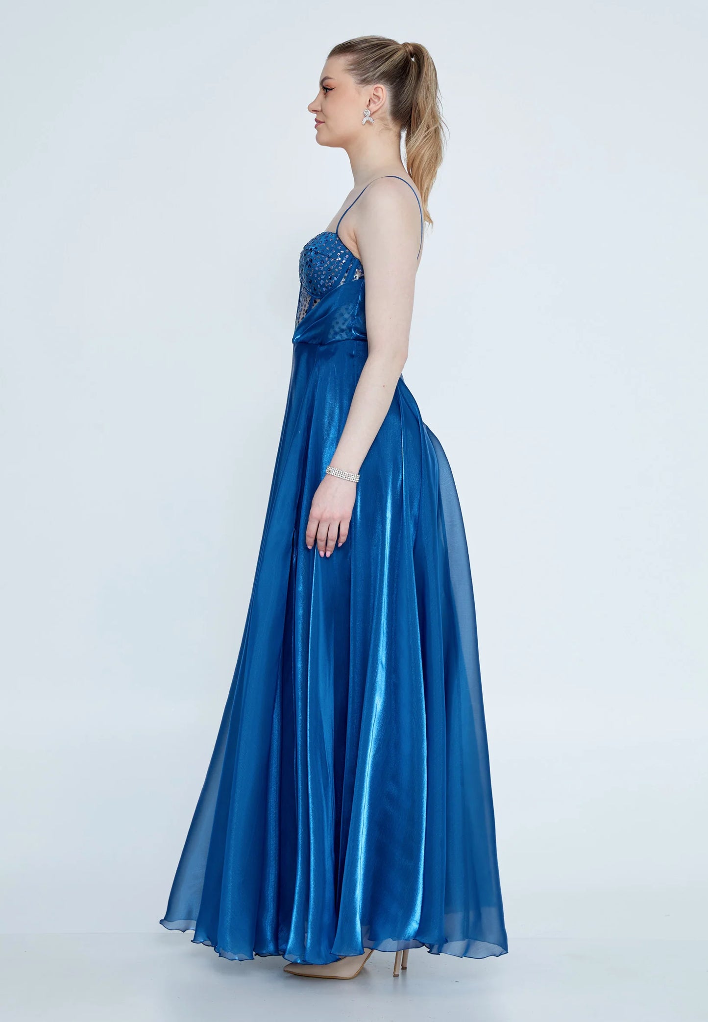 Sleeveless Maxi Polyester Column Regular Wedding Guest Dress Unit Price: €34