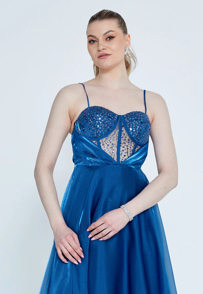 Sleeveless Maxi Polyester Column Regular Wedding Guest Dress Unit Price: €34