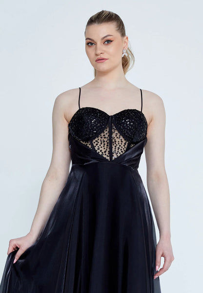 Sleeveless Maxi Polyester Column Regular Wedding Guest Dress Unit Price: €34