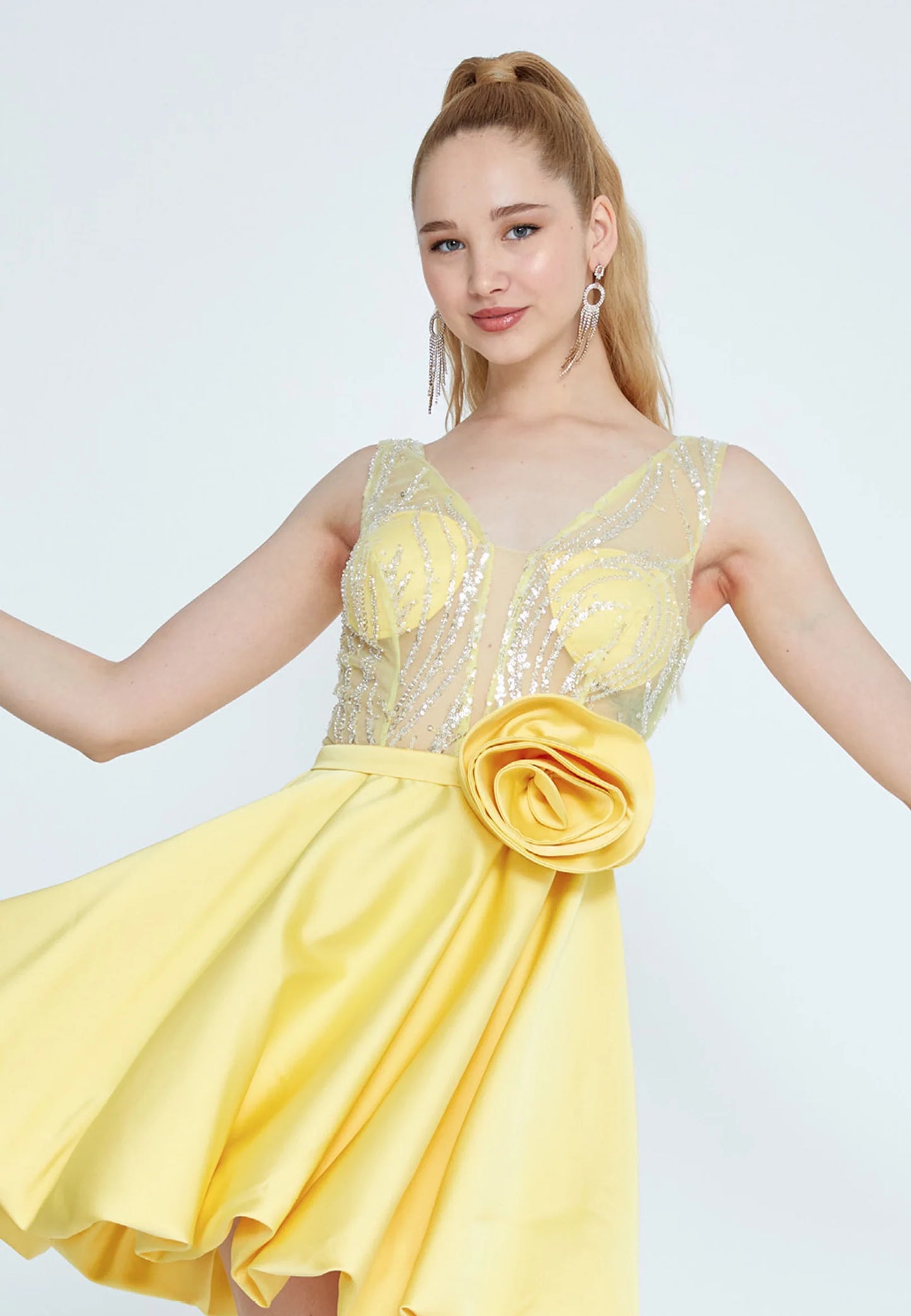 Sleeveless Mini Satin Column Regular Cocktail Dress Unit Price: €36