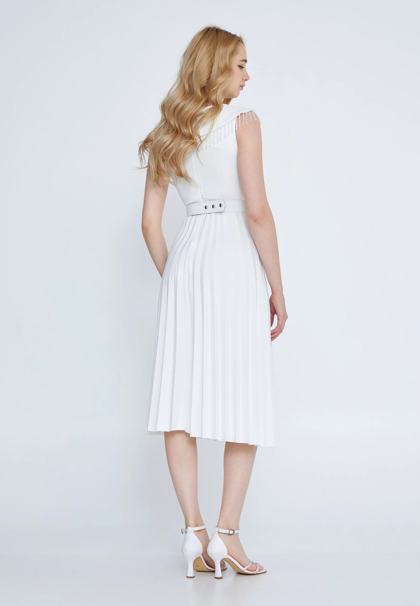 Sleeveless Midi Lycra Column Regular Evening Dress Unit Price: €36