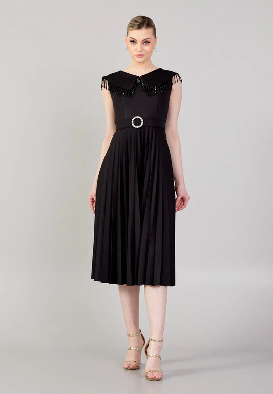 Sleeveless Midi Lycra Column Regular Evening Dress Unit Price: €36