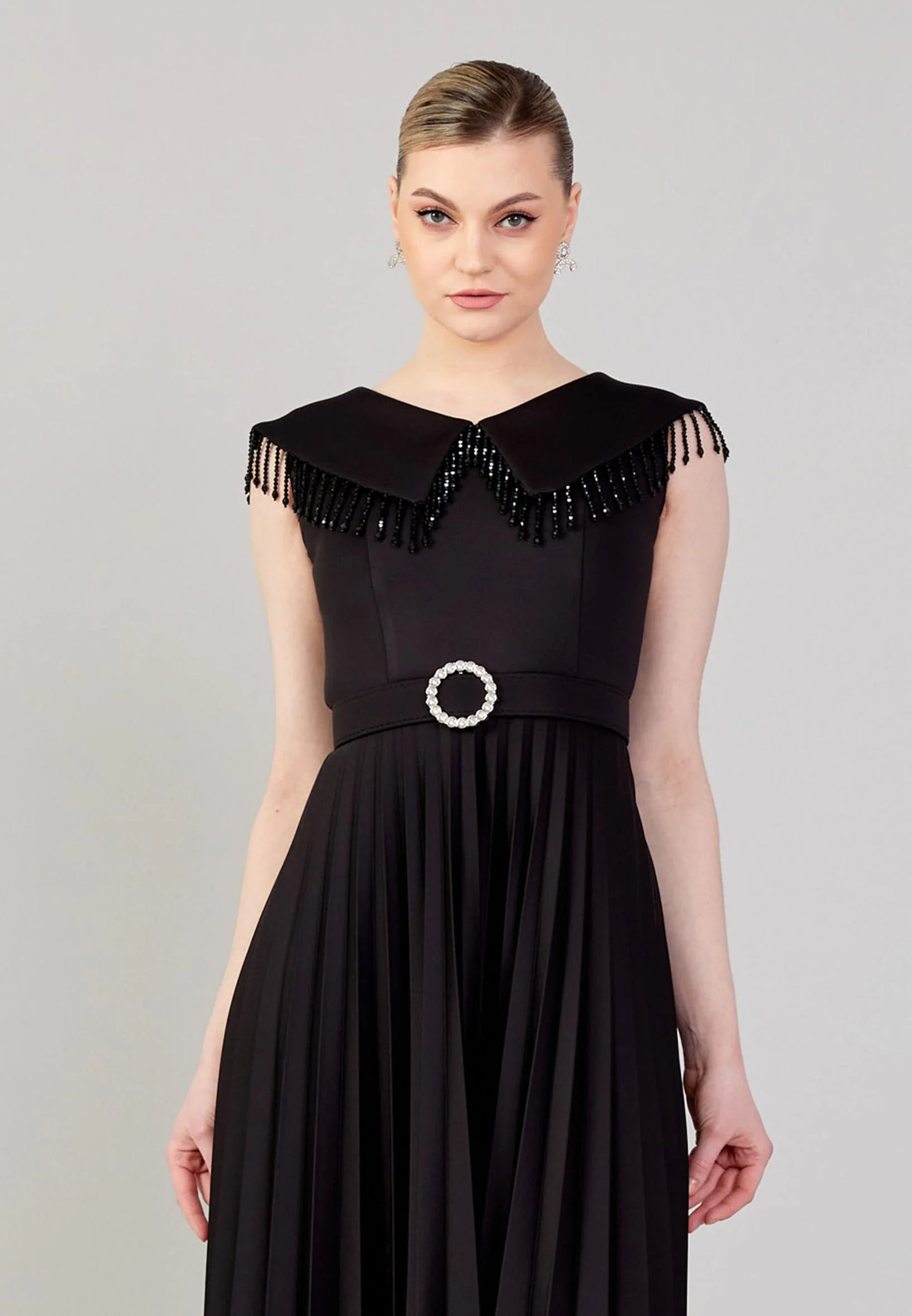 Sleeveless Midi Lycra Column Regular Evening Dress Unit Price: €36