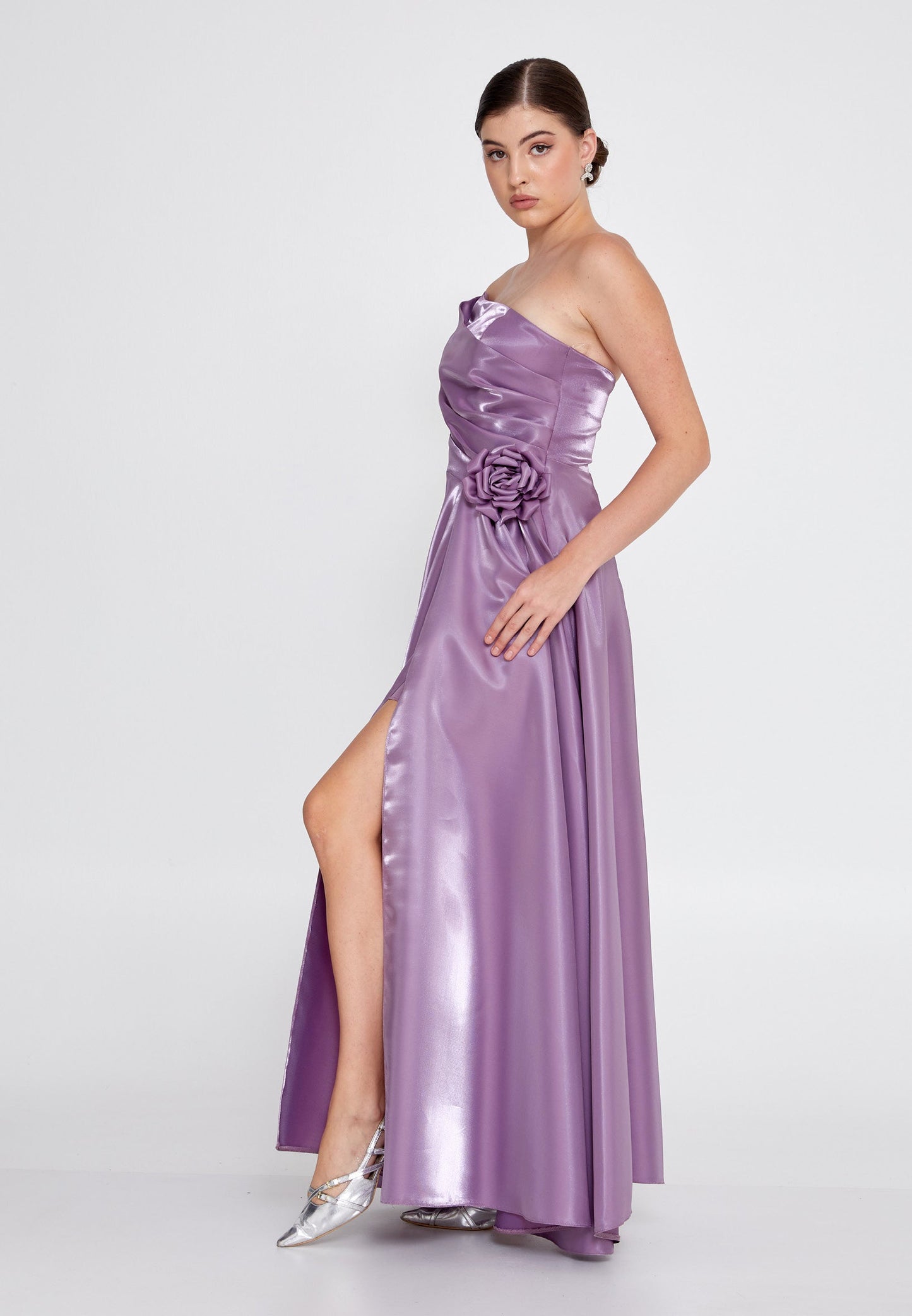 Strapless Maxi Polyester Column Regular Wedding Guest Dress Unit Price: €78