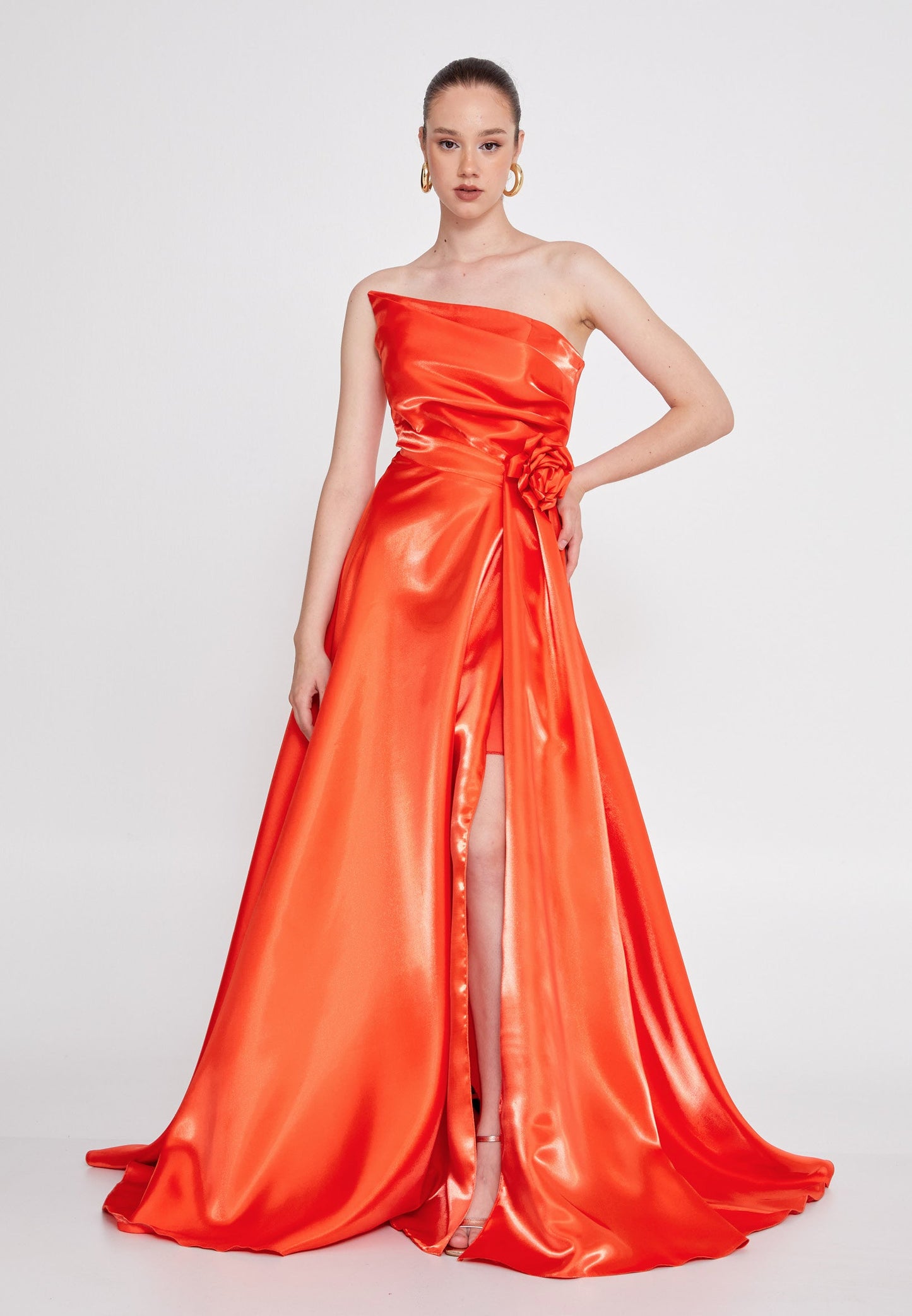 Strapless Maxi Polyester Column Regular Wedding Guest Dress Unit Price: €78