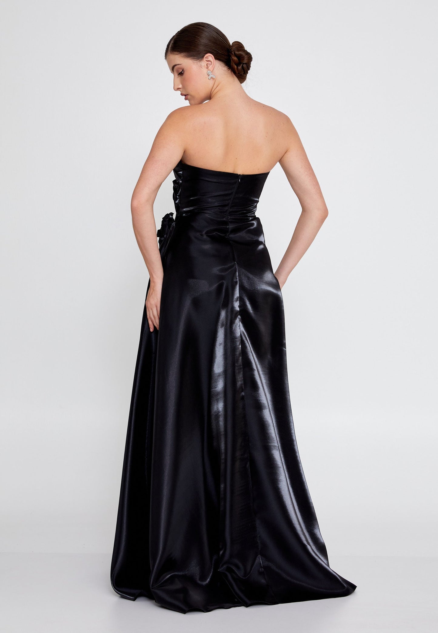 Strapless Maxi Polyester Column Regular Wedding Guest Dress Unit Price: €78