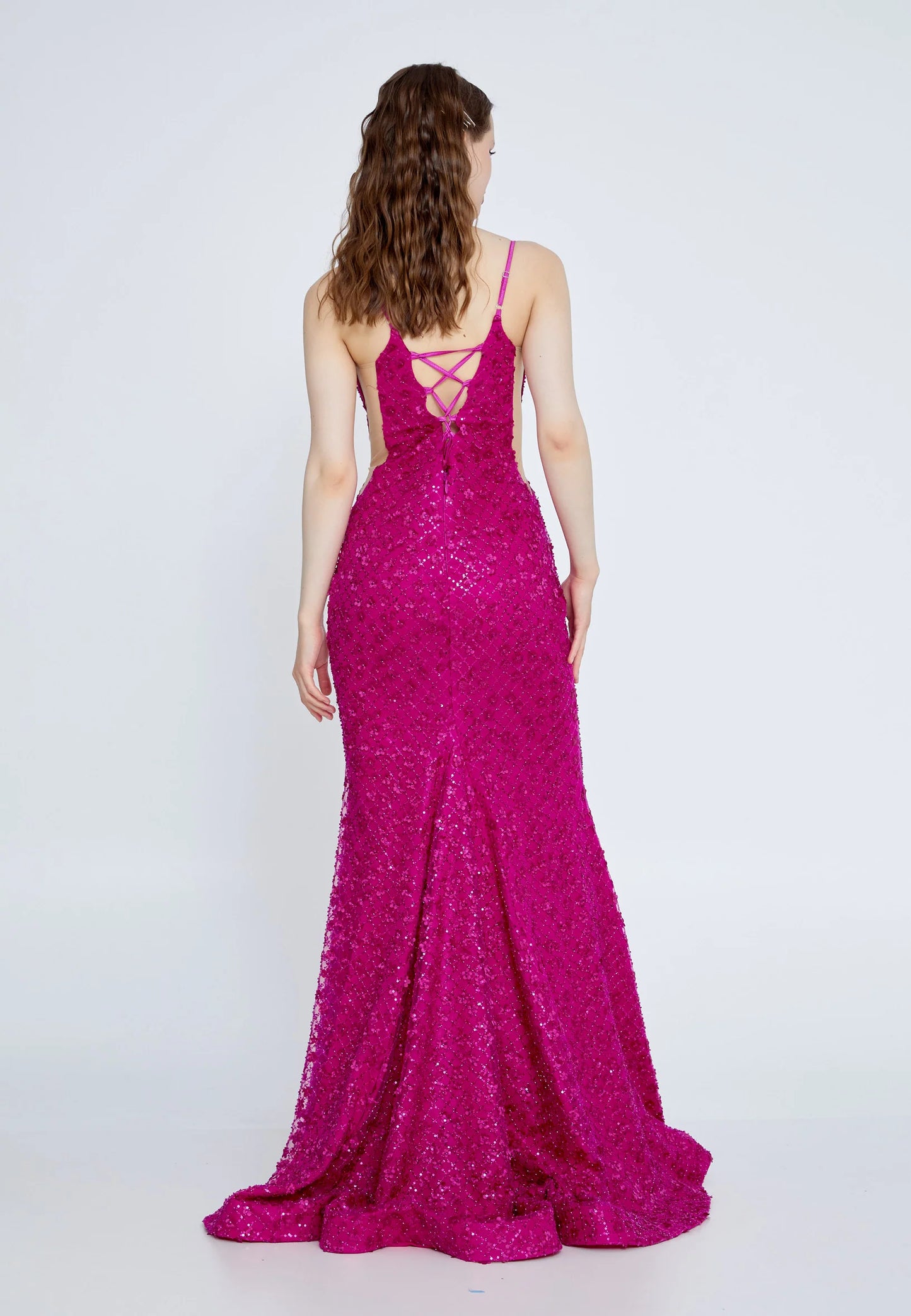 Sleeveless Maxi Tulle Mermaid Regular Wedding Guest Dress Unit Price: €37