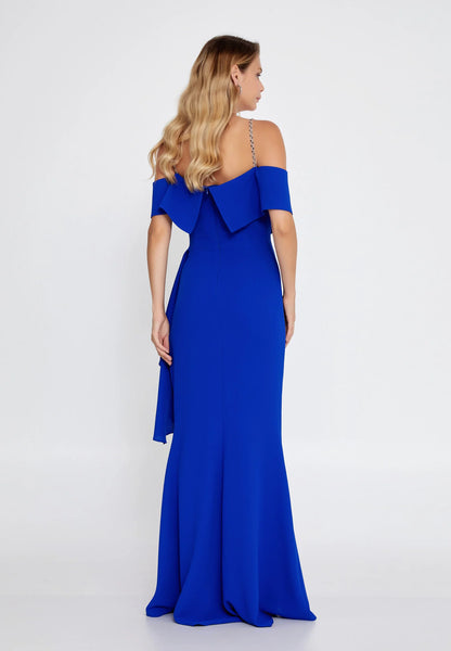 Off Shoulder Maxi Viscose Mermaid Regular Wedding Guest Dress Unit Price: €32