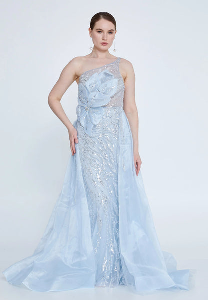 One Shoulder Maxi Tulle Mermaid Regular Prom Dress Unit Price: €165