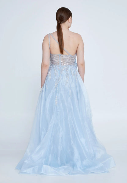 One Shoulder Maxi Tulle Mermaid Regular Prom Dress Unit Price: €165