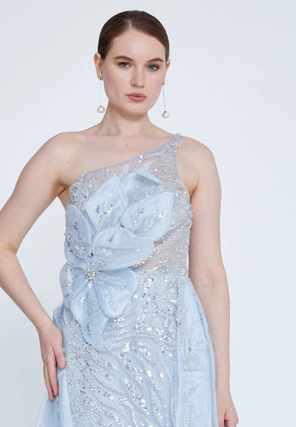 One Shoulder Maxi Tulle Mermaid Regular Prom Dress Unit Price: €165