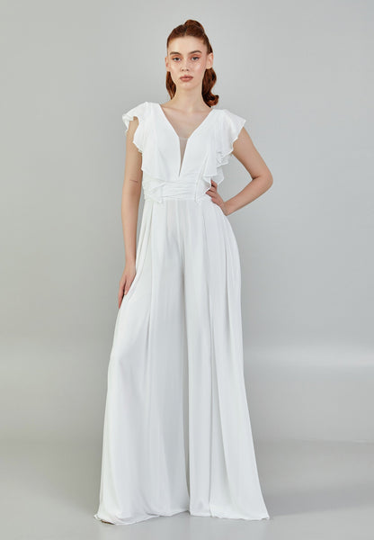 Sleeveless Maxi Chiffon Regular Wedding Dress Unit Price: €130