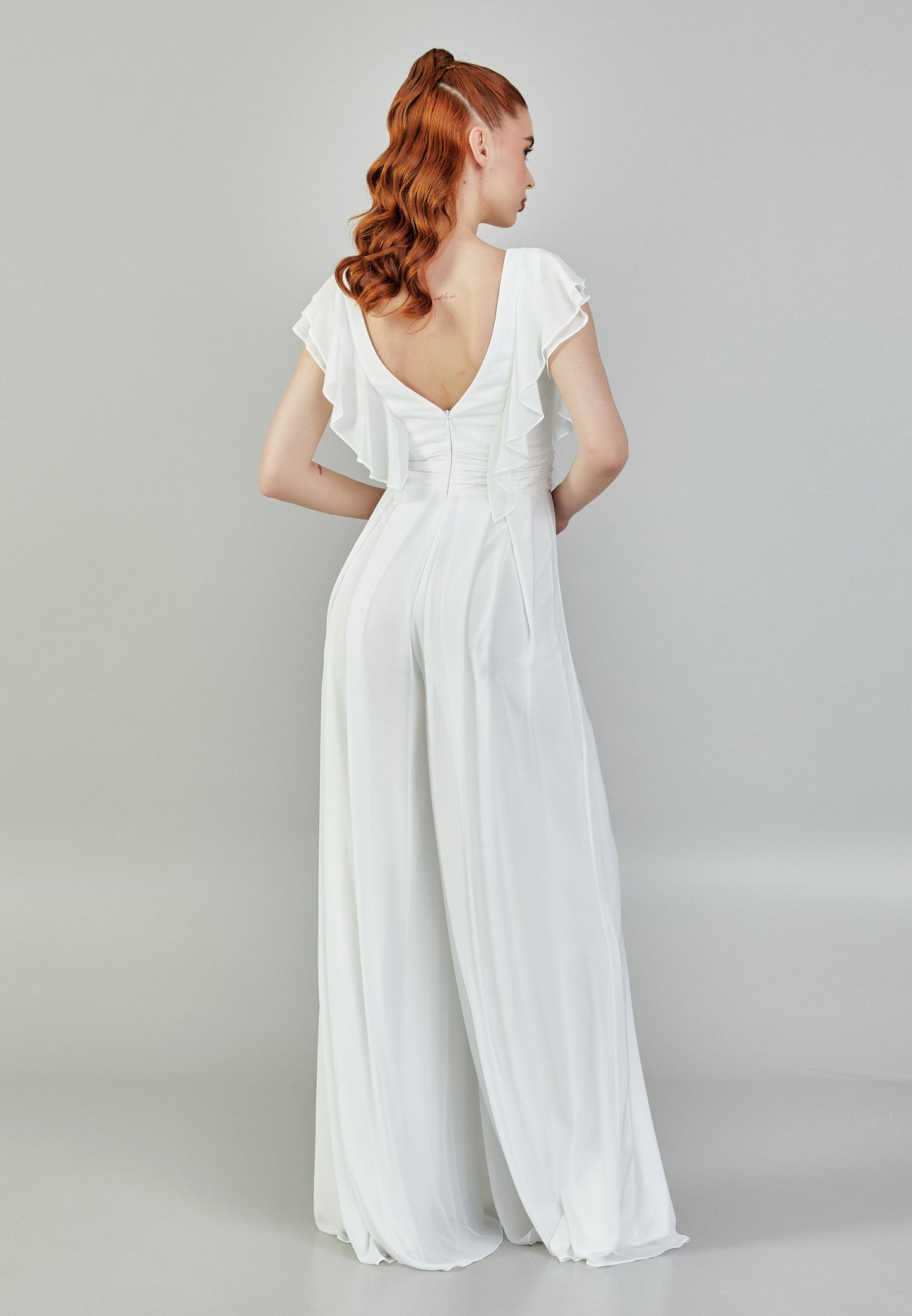 Sleeveless Maxi Chiffon Regular Wedding Dress Unit Price: €130