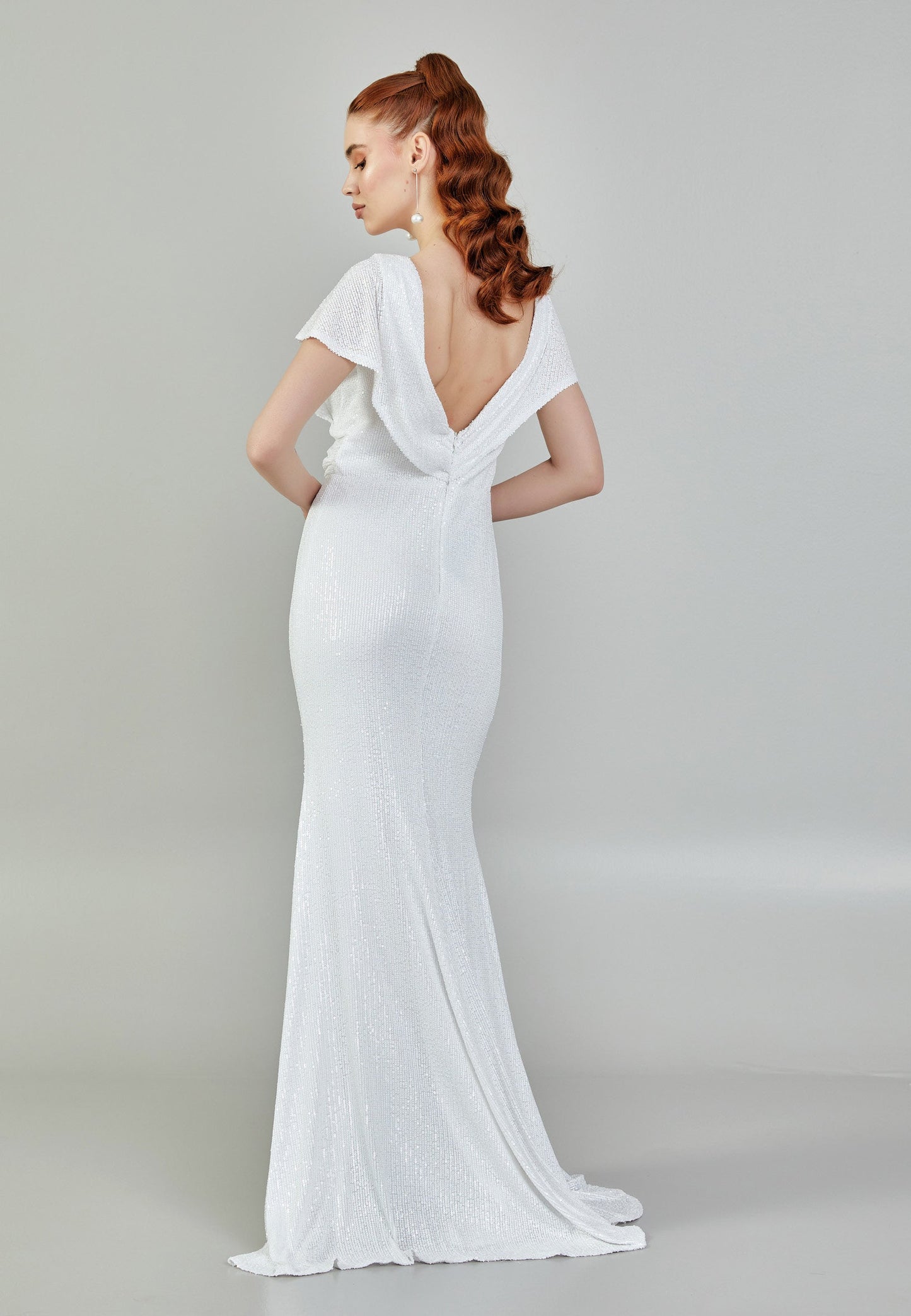 Sleeveless Maxi Sequin Regular Wedding Dress Unit Price: €130