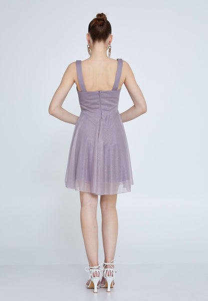 Sleeveless Mini Tulle Column Regular Cocktail Dress Unit Price: €25