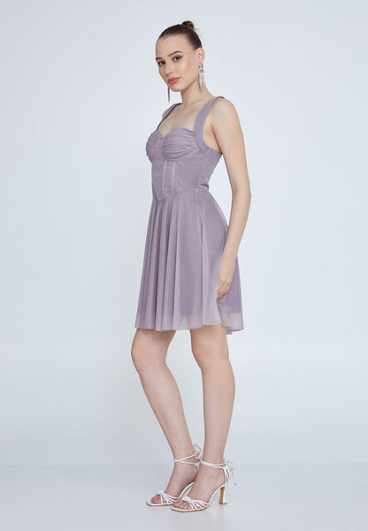 Sleeveless Mini Tulle Column Regular Cocktail Dress Unit Price: €25