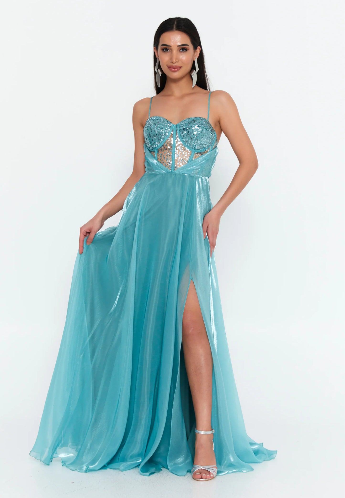 Sleeveless Maxi Polyester Column Regular Wedding Guest Dress Unit Price: €34