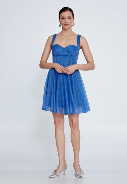 Sleeveless Mini Tulle Column Regular Cocktail Dress Unit Price: €25
