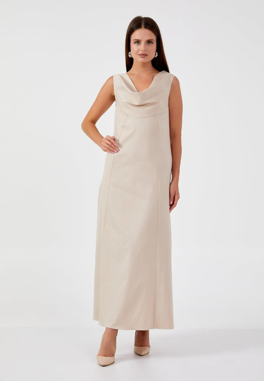 Sleeveless Maxi Polyester Column Regular Casual Dress Unit Price: €23