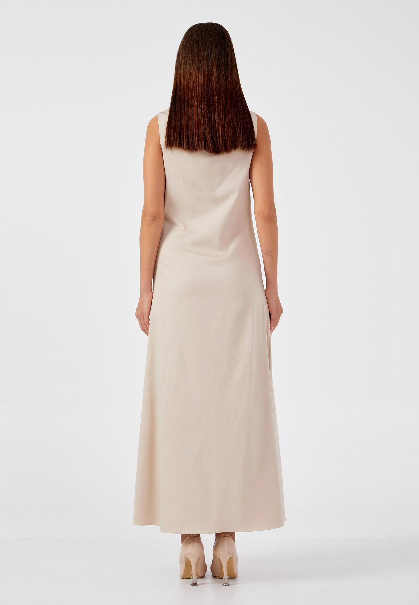 Sleeveless Maxi Polyester Column Regular Casual Dress Unit Price: €23