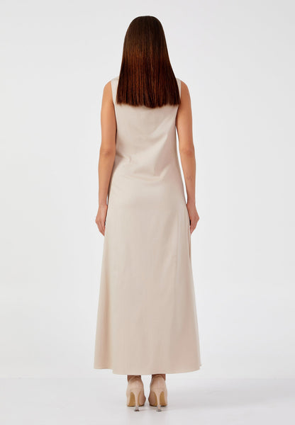 Sleeveless Maxi Polyester Column Regular Casual Dress Unit Price: €23