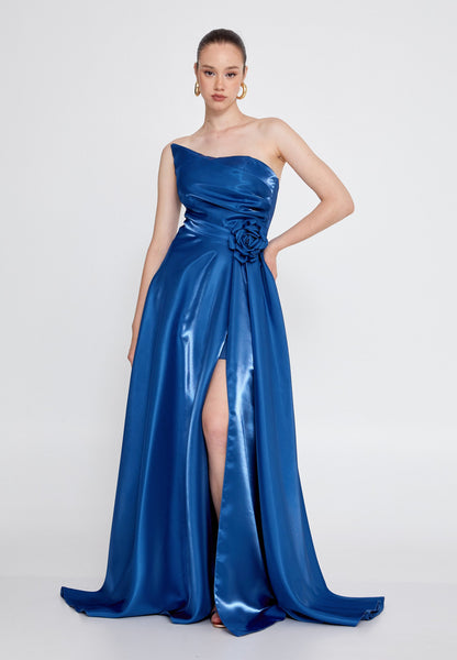 Strapless Maxi Polyester Column Regular Wedding Guest Dress Unit Price: €78